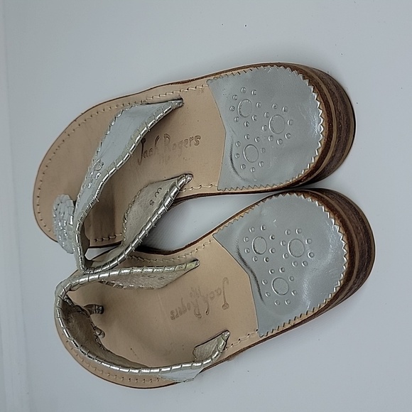 Jack Rogers Classic Slip On Sandals silver 8W - Picture 5 of 6
